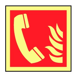 Téléphone d'urgence incendie