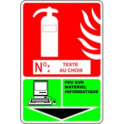 Feu sur matériel informatique