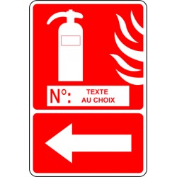 Extincteur gauche