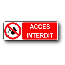 Interdiction d'entrer