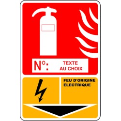 Classe feu d'origine électrique