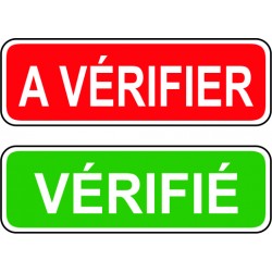 A vérifier / verifié