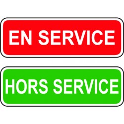 En service / hors service