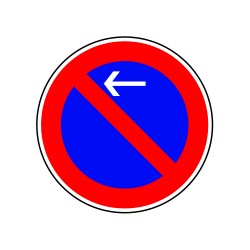 Interdiction de stationner à gauche