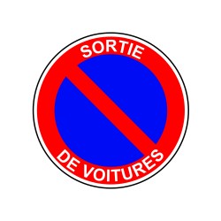 Interdiction de stationner sortie de voiture