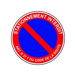 Stationnement interdit art R 37 1 du code de la route