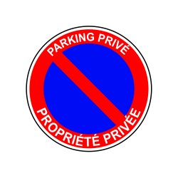 Parking privé propriété privée