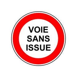 Voie sans issue