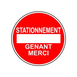 Stationnement gênant merci