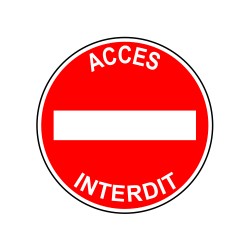 Accès interdit