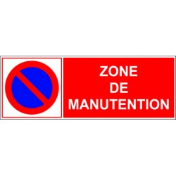 Zone de manutention