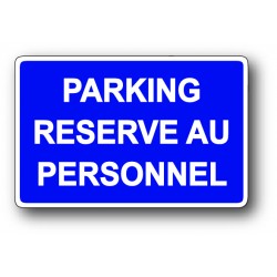 Parking réservé au personnel