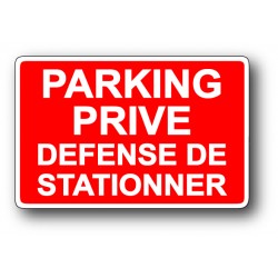 Parking privé défense de stationner