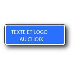 Texte et logo au choix