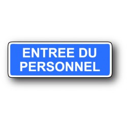 Entrée du personnel