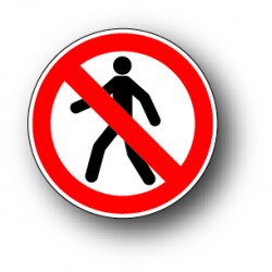 Interdiction piétons