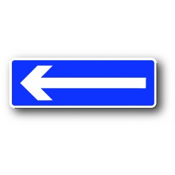 Flèche directionnelle gauche
