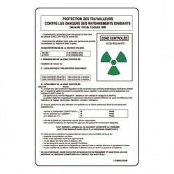 Protection des travailleurs contre les dangers des rayonnements ionisants
