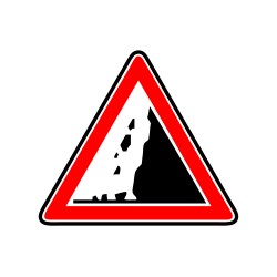 Risque de chute de pierres