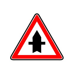 Intersection, route prioritaire