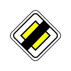 Fin de route à caractère prioritaire