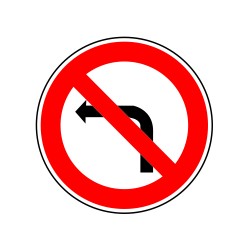 Interdiction de tourner à gauche