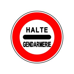 Arrêt au poste de gendarmerie