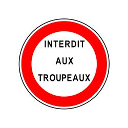 Interdit aux troupeaux