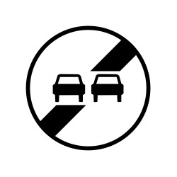 Fin d'interdiction de dépasser