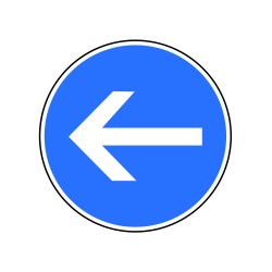 Obligation de tourner à gauche