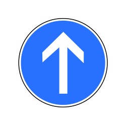Direction obligatoire à la prochaine intersection