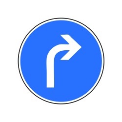 Direction obligatoire à droite