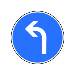 Direction obligatoire à gauche