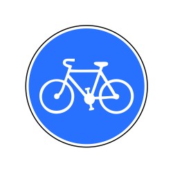 Piste obligatoire pour les cycles