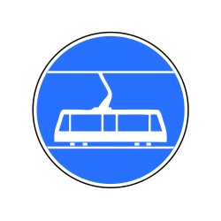 Voie réservée aux tramways