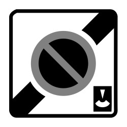 Sortie de zone à stationnement contrôlée par disque