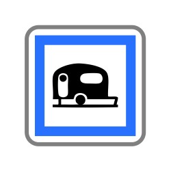Terrain de camping pour caravanes et auto-caravanes