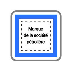 Marque du poste de distribution