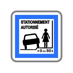 Stationnement autorisé à droite