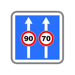 Conditions particulières de circulation sur la route suivie 2