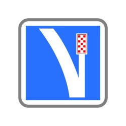 Voie de détresse à droite