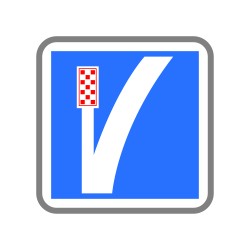 Voie de détresse à gauche