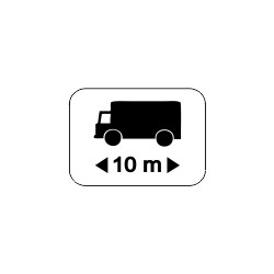 Panonceaux complémentaires - Longueur véhicule max