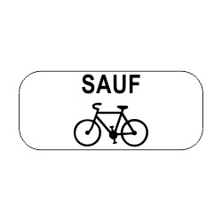 Panonceaux complémentaires - Sauf vélo