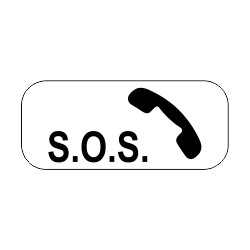 Panonceaux complémentaires - S.O.S téléphone