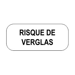 Panonceaux complémentaires - Risque de verglas