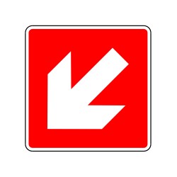 Flèche bas gauche