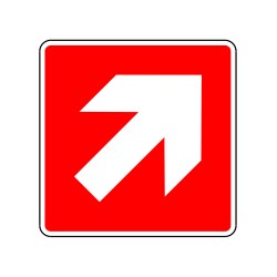 Flèche haut droite