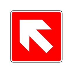 Flèche haut gauche
