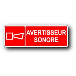 Avertisseur sonore